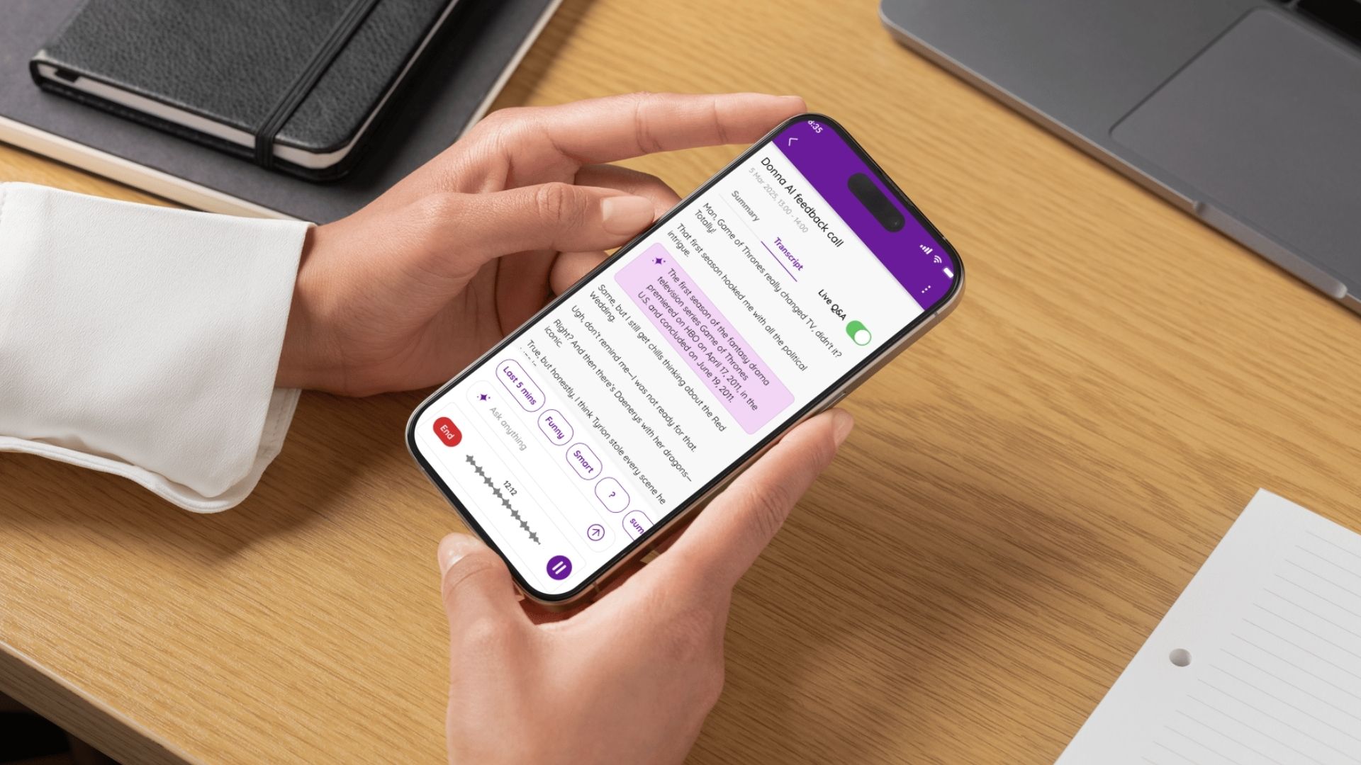 Donna AI Mobile App